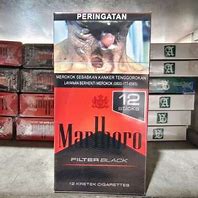 Harga Rokok Marlboro Filter Black Isi 12 Satu Slop