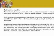 Sapta Loka Dan Sapta Patala